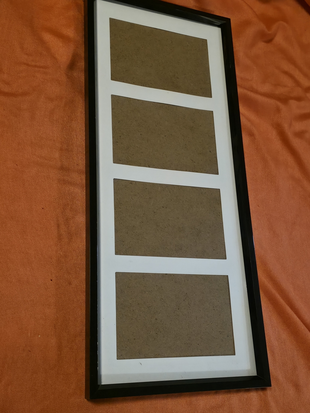 4/$25 Deal! Black Multi-Opening Frame with White Mat
